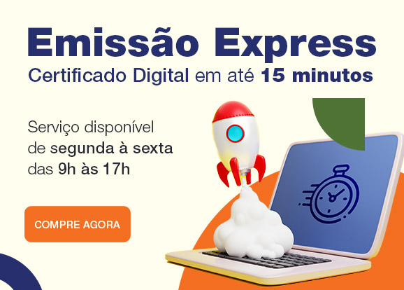 Certificado Digital rápido, emissão em até 15 minutos. Certificado Digital por videoconferência.