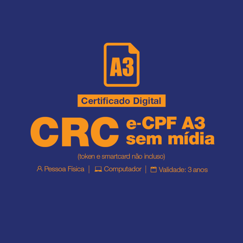 Certificado Digital para Contador - Certificado Digital CRC